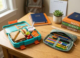 Guide til skolestart med madkasse og et nyt penalhus