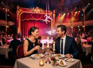 Romantisk middag og show i Cirkusbygningen