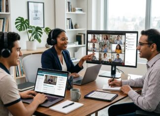 Sådan gør du online møder mere effektive med et elearning kursus