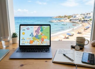 Sådan planlægger du strandferien med tidsforskelle og soltimer i Europa