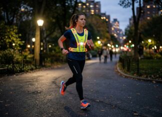 Sådan vælger du en refleksvest med lys til løb i mørke