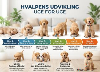 Guide til hvalpens udvikling uge for uge