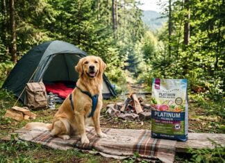 Guide til camping med hund og Platinum hundefoder