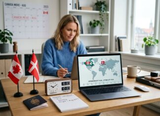 Guide til flytning til Canada og tidsforskel fra Danmark