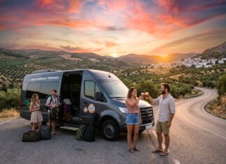 Guide til minibusferie i Spanien og solnedgangstider