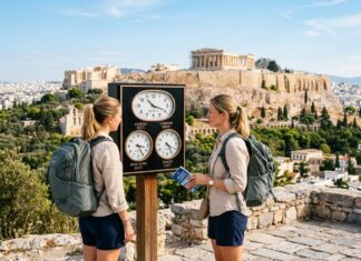 Guide til rejser til Athen og tidsforskel i Grækenland