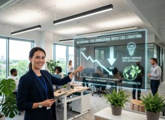 Sådan sænker du CO2 med led armaturer