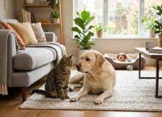 Er labrador retrievere kattevenlige? Sådan får hund og kat til at enes