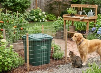 Sådan undgår du hunde og katte i komposten