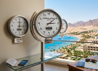 Tidsforskel i Egypten når du rejser til Sharm el-Sheikh