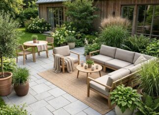 Få mere ud af terrassepladsen med rene fuger og gode siddezoner