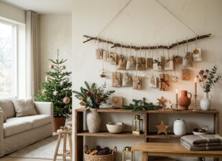 Gør pakkekalenderen til en del af julepynten med brugskunst