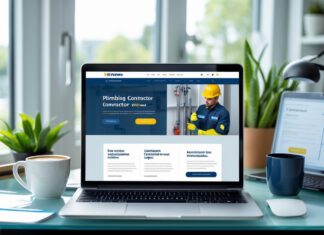 Hjemmeside til en vvs-installatør der skaffer flere kunder online