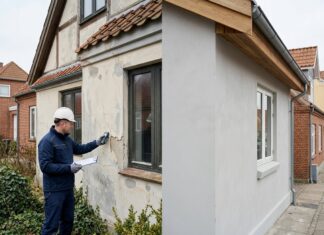 Hvornår bør en slidt facade renoveres frem for repareres?