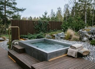 Skab et permanent koldtvandsbadområde med stil