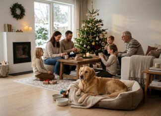 Giv også kæledyret en tryg plads i familiens decemberhygge