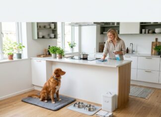 Gør plads til hunden i køkkenet uden at gå på kompromis med hygiejnen