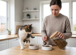 Når katten siger nej tak til foderet sådan mindsker du spildet