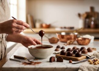 Det rette overtræk løfter dine hjemmelavede fyldte chokolader