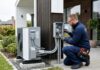 Før varmepumpen monteres skal elinstallationen være på plads
