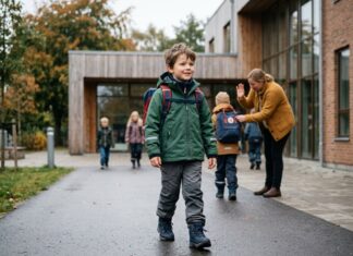 Når børnehavebarnet starter i skole, skal overtøjet kunne mere