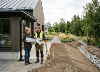 Sådan planlægger du terrænregulering omkring huset uden dyre jordfejl